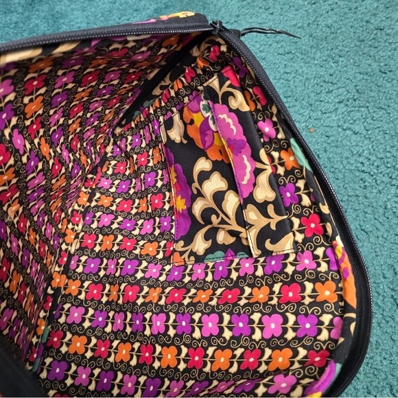 Vera Bradley Suzani Laptop Bag Case Top Zip Computer Tablet Organizer Floral - Picture 8 of 9